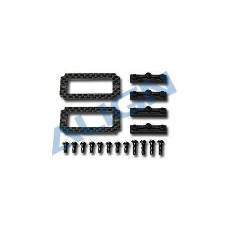 600N Carbon Fiber 18G Servo Adapter Plate