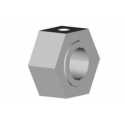 Gear driver with pin 
