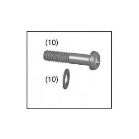 Tornillos c/arandela M2x9