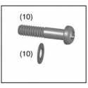 Tornillos c/arandela M2x9