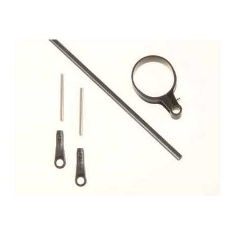 Carbon control rod for tail LOGO 600