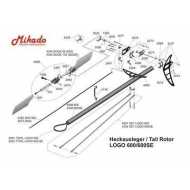 Carbon tail boom brace LOGO 600  2
