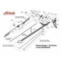 Carbon tail boom brace LOGO 600 