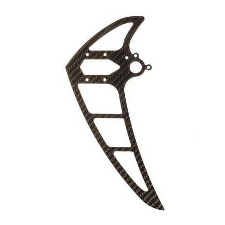 Vertical stabilizer, carbon LOGO 600 3D
