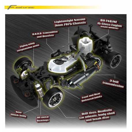 G4D TOURING GAS CARROCERIA MAZDA 1-VEL RTR