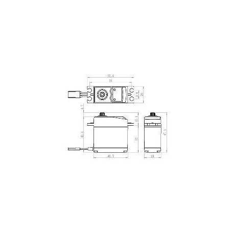 Savox digital servo SC-0251MG