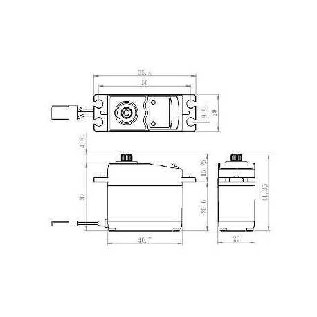Savox digital servo SC-0253MG
