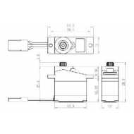 Savox digital servo SH-0257MG 2