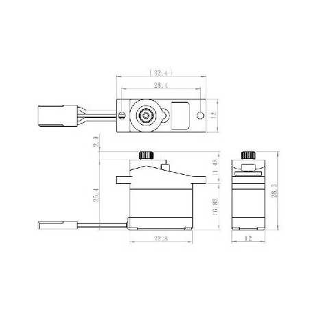 Savox digital servo SH-0261MG