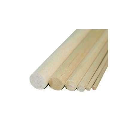 Liston balsa 5x1000mm redondo