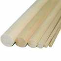 Liston balsa 5x1000mm redondo