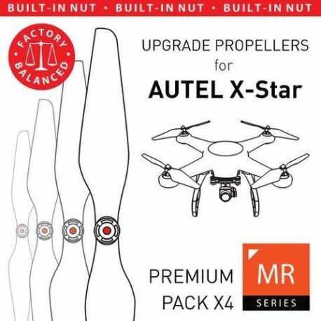 Helice Multirrotor 9,4x5 Prop C Set x4 Negra AUTEL X-Star Built-in Nut