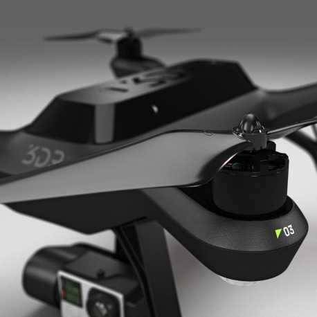 Helice Multirrotor 10x4.5 Prop C Set x4 Negra 3DR SOLO Built-in Nut