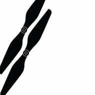 Helice Multirrotor 10x4.5 Prop Set x4 Negro 3DR SOLO 2