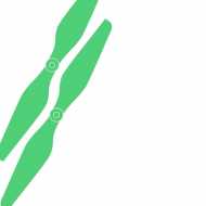 Helice Multirrotor 10x4,5 Prop Set x4 Verde 3DR SOLO 2