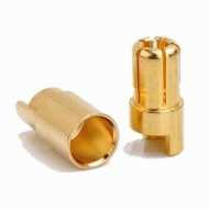 Conector banana oro 6.5mm (1 pareja)