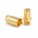 Conector banana oro 8mm (1 pareja)