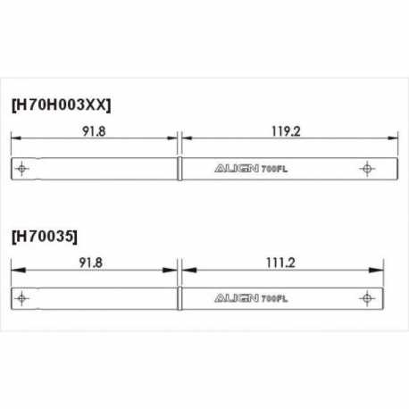 Main Shaft Set 700FL