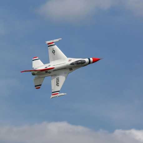 F-16 Thunderbirds 70mm EDF BNF Basic w/AS3X and SS