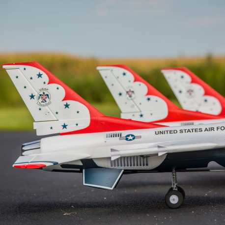F-16 Thunderbirds 70mm EDF BNF Basic w/AS3X and SS