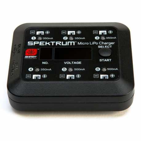 Spektrum Micro 6 Port DC/USB 1S LiPo Charger