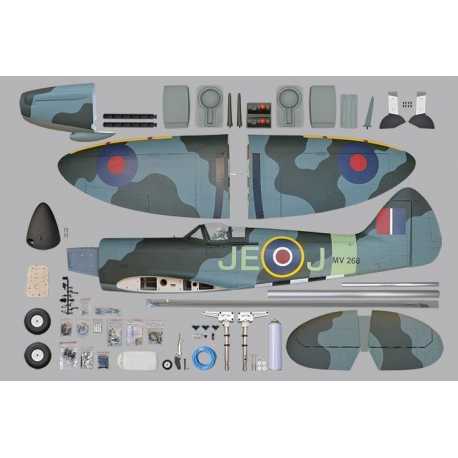 SPITFIRE GP/EP Size 50-61cc Scale 1:4 ¾ ARF