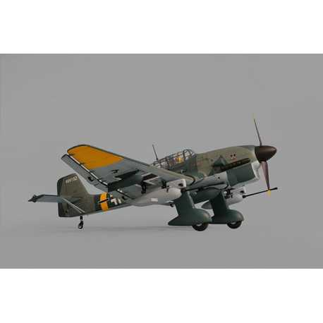 STUKA Ju87 GP/EP SCALE 1:5 ¾ Size 60cc ARF