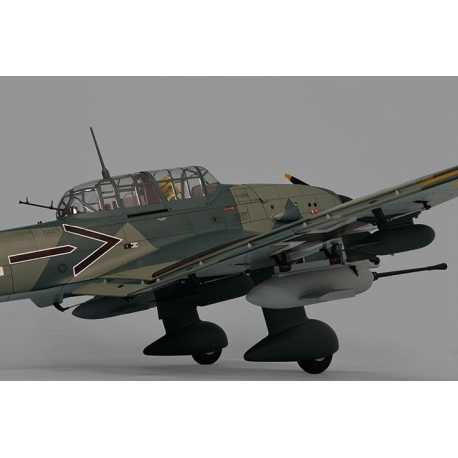 STUKA Ju87 GP/EP SCALE 1:5 ¾ Size 60cc ARF
