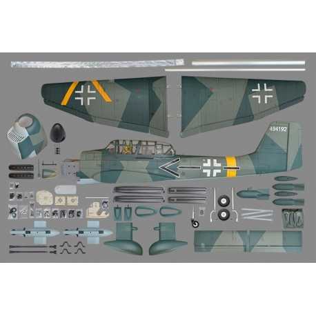 STUKA Ju87 GP/EP SCALE 1:5 ¾ Size 60cc ARF