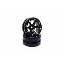 Beadlock Wheels PT- Claw Black/Black 1.9 (2 pcs)