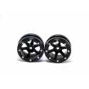 Beadlock Wheels PT- Claw Black/Black 1.9 (2 pcs)