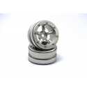 Beadlock Wheels PT- Claw Black/Black 1.9 (2 pcs)