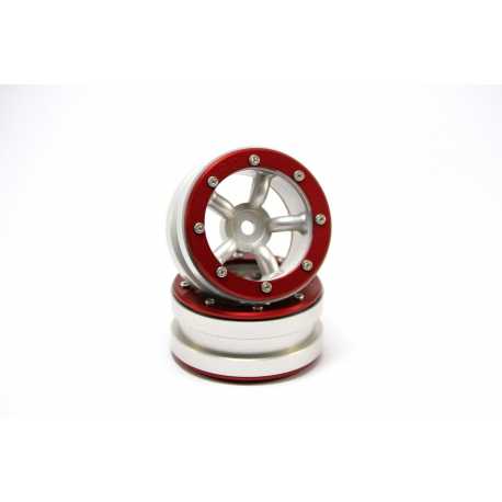 Beadlock Wheels PT- Claw Black/Black 1.9 (2 pcs)