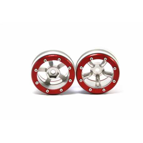 Beadlock Wheels PT- Claw Black/Black 1.9 (2 pcs)
