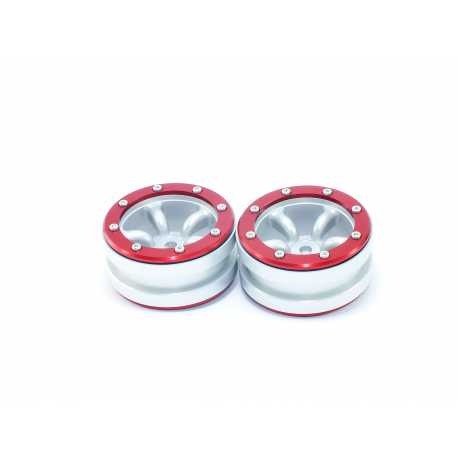 Beadlock Wheels PT- Claw Black/Black 1.9 (2 pcs)