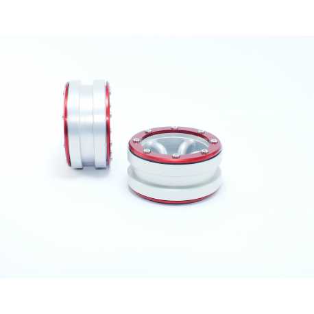 Beadlock Wheels PT- Claw Black/Black 1.9 (2 pcs)