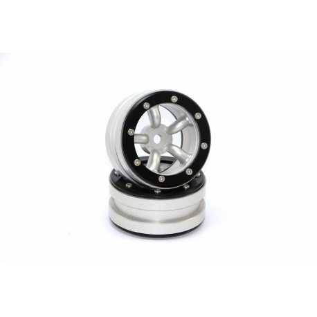 Beadlock Wheels PT- Claw Black/Black 1.9 (2 pcs)