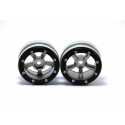 Beadlock Wheels PT- Claw Black/Black 1.9 (2 pcs)