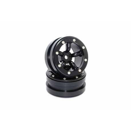 Beadlock Wheels PT- Claw Black/Black 1.9 (2 pcs)