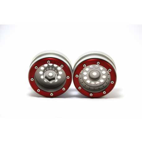 Beadlock Wheels PT- Claw Black/Black 1.9 (2 pcs)