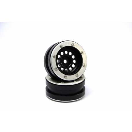 Beadlock Wheels PT- Claw Black/Black 1.9 (2 pcs)