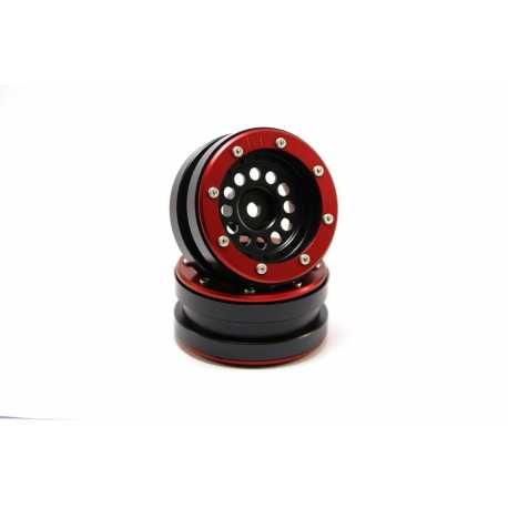 Beadlock Wheels PT- Claw Black/Black 1.9 (2 pcs)