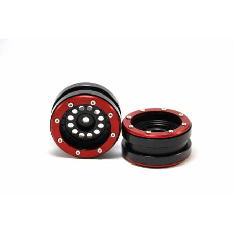 Beadlock Wheels PT- Claw Black/Black 1.9 (2 pcs)