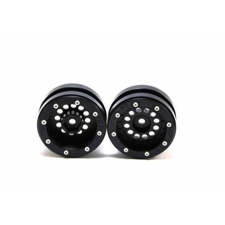 Beadlock Wheels PT- Claw Black/Black 1.9 (2 pcs)