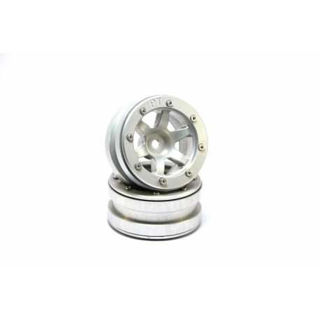 Beadlock Wheels PT- Claw Black/Black 1.9 (2 pcs)