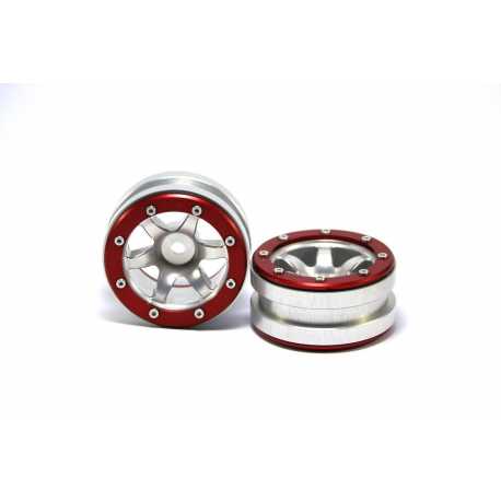 Beadlock Wheels PT- Claw Black/Black 1.9 (2 pcs)