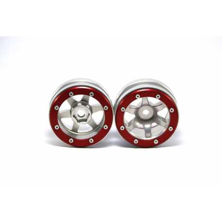 Beadlock Wheels PT- Claw Black/Black 1.9 (2 pcs)