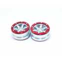 Beadlock Wheels PT- Claw Black/Black 1.9 (2 pcs)