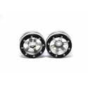 Beadlock Wheels PT- Claw Black/Black 1.9 (2 pcs)