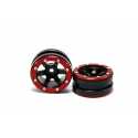 Beadlock Wheels PT- Claw Black/Black 1.9 (2 pcs)